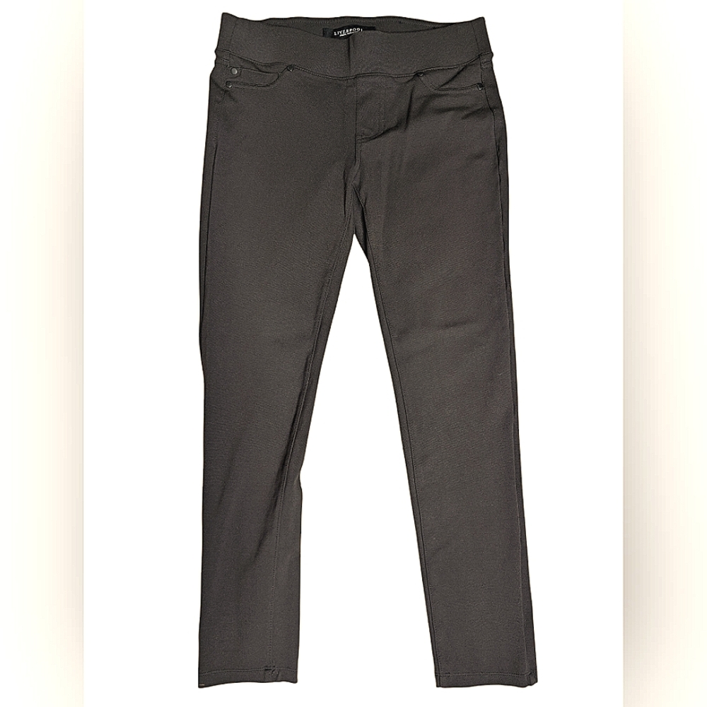 Liverpool chocolate stretch pants 4